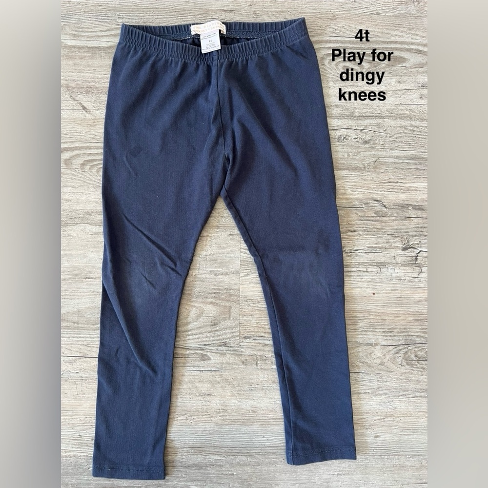 The Beaufort Bonnet co. Mitzy Sue Navy Leggings